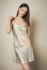 Botanical Silk Slip Nightdress