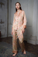 Antique Peach Floral Sleepwear