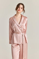 Belted Silk Pajama Set