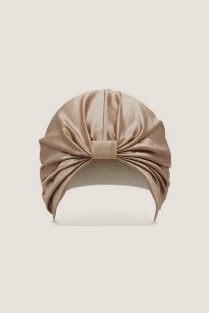 Romantic Ribbon Silk Sleep Bonnet