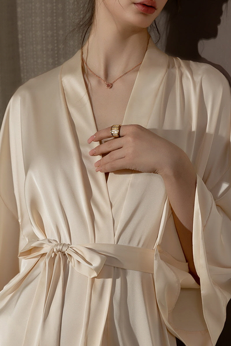 Essential Silk Satin Robe