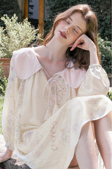 Cupid Silk Big Collar Sleep Dress