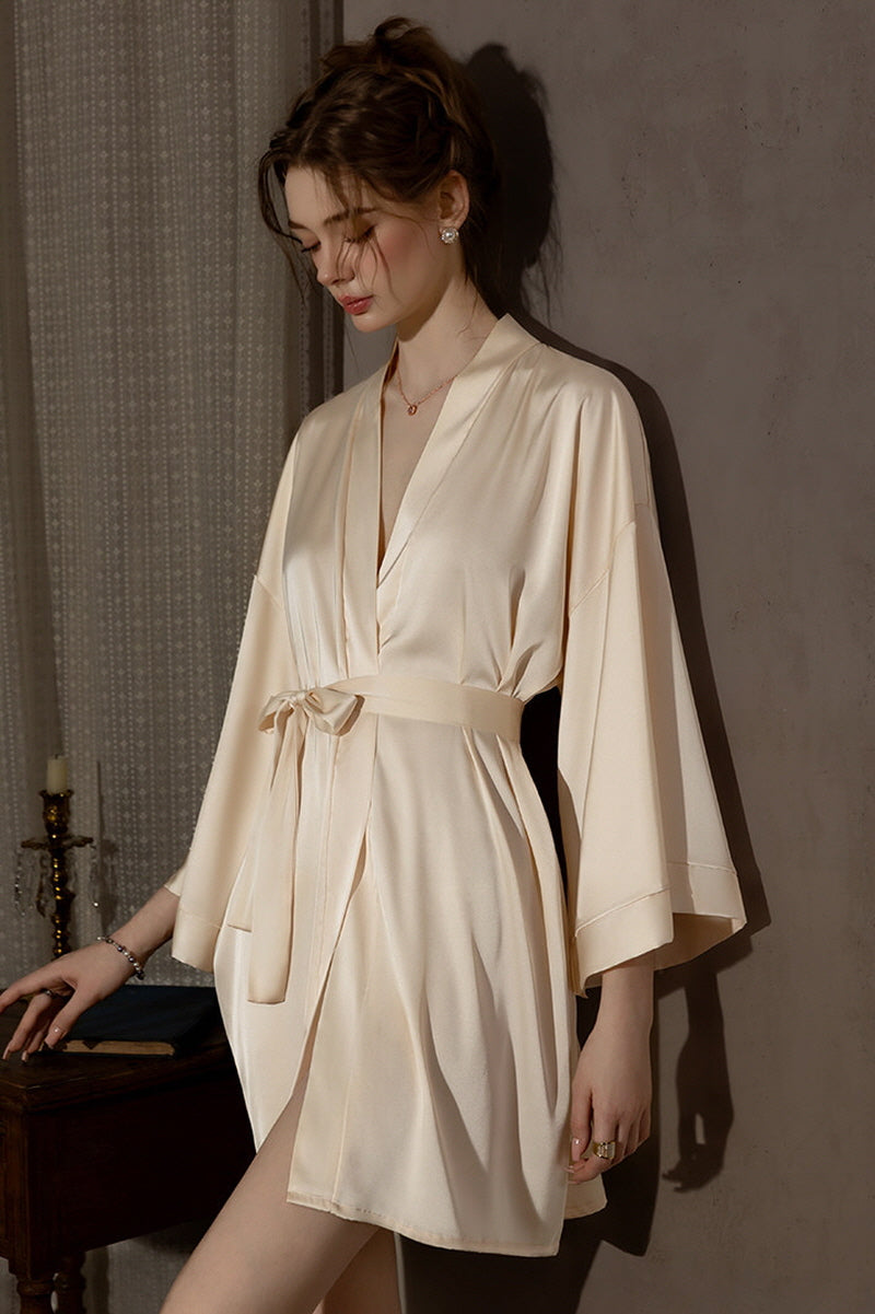 Essential Silk Satin Robe