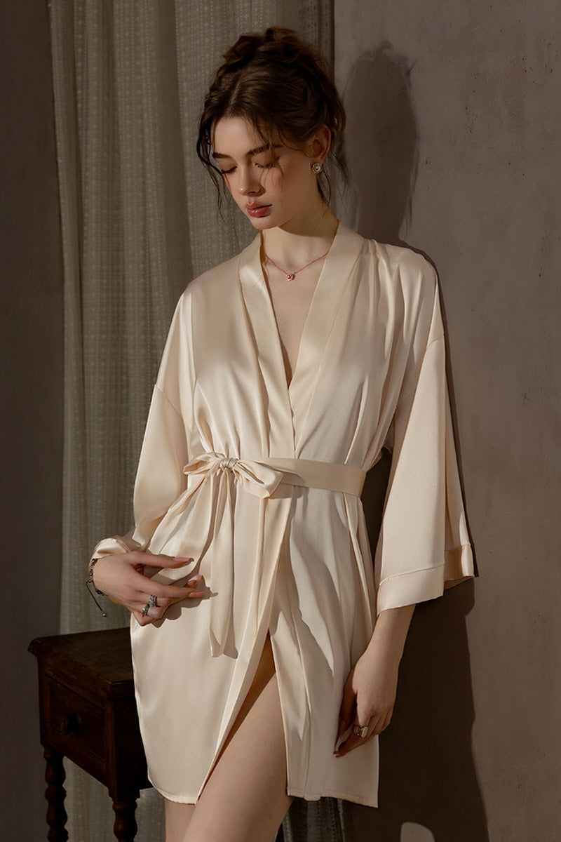 Essential Silk Satin Robe