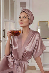 Romantic Ribbon Silk Sleep Bonnet