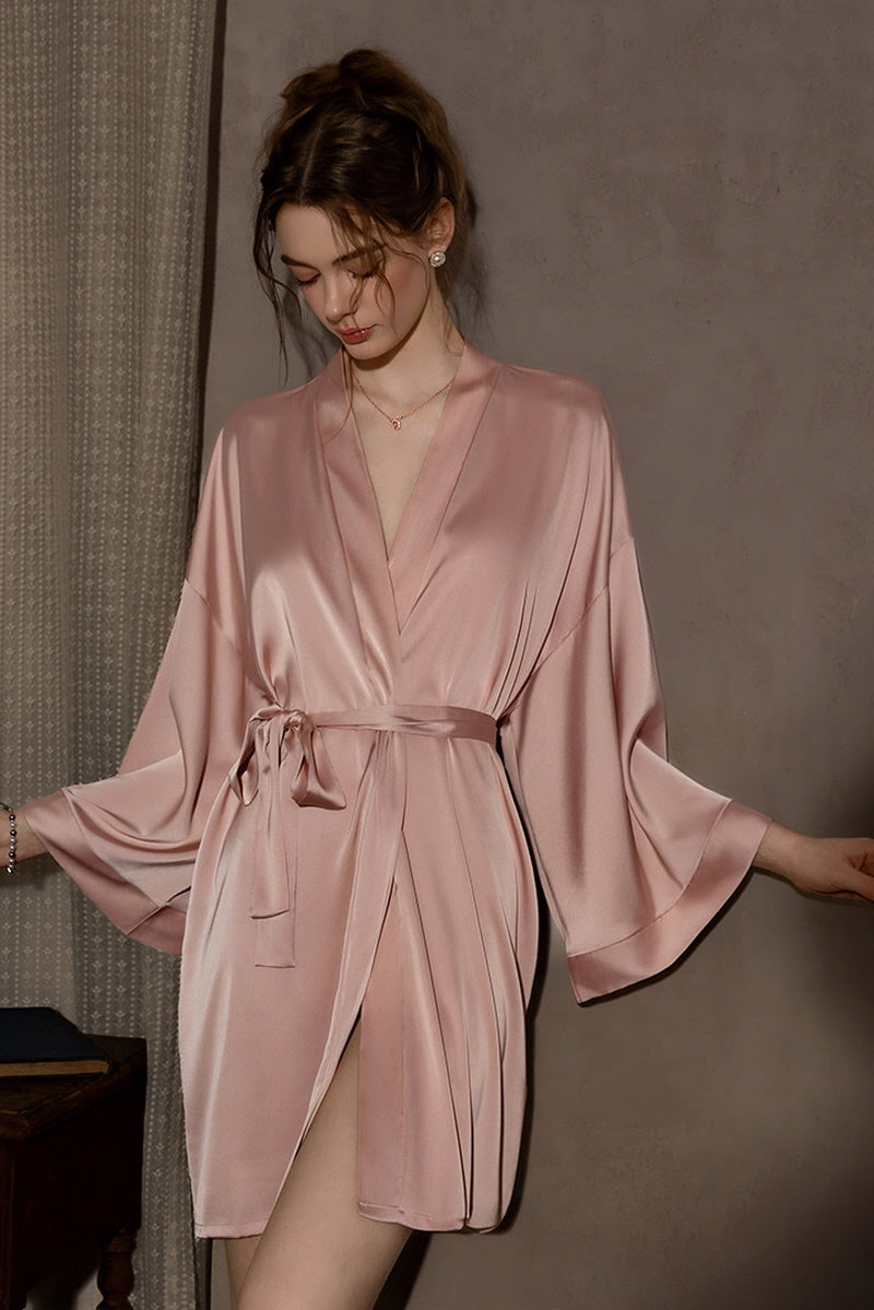 Essential Silk Satin Robe