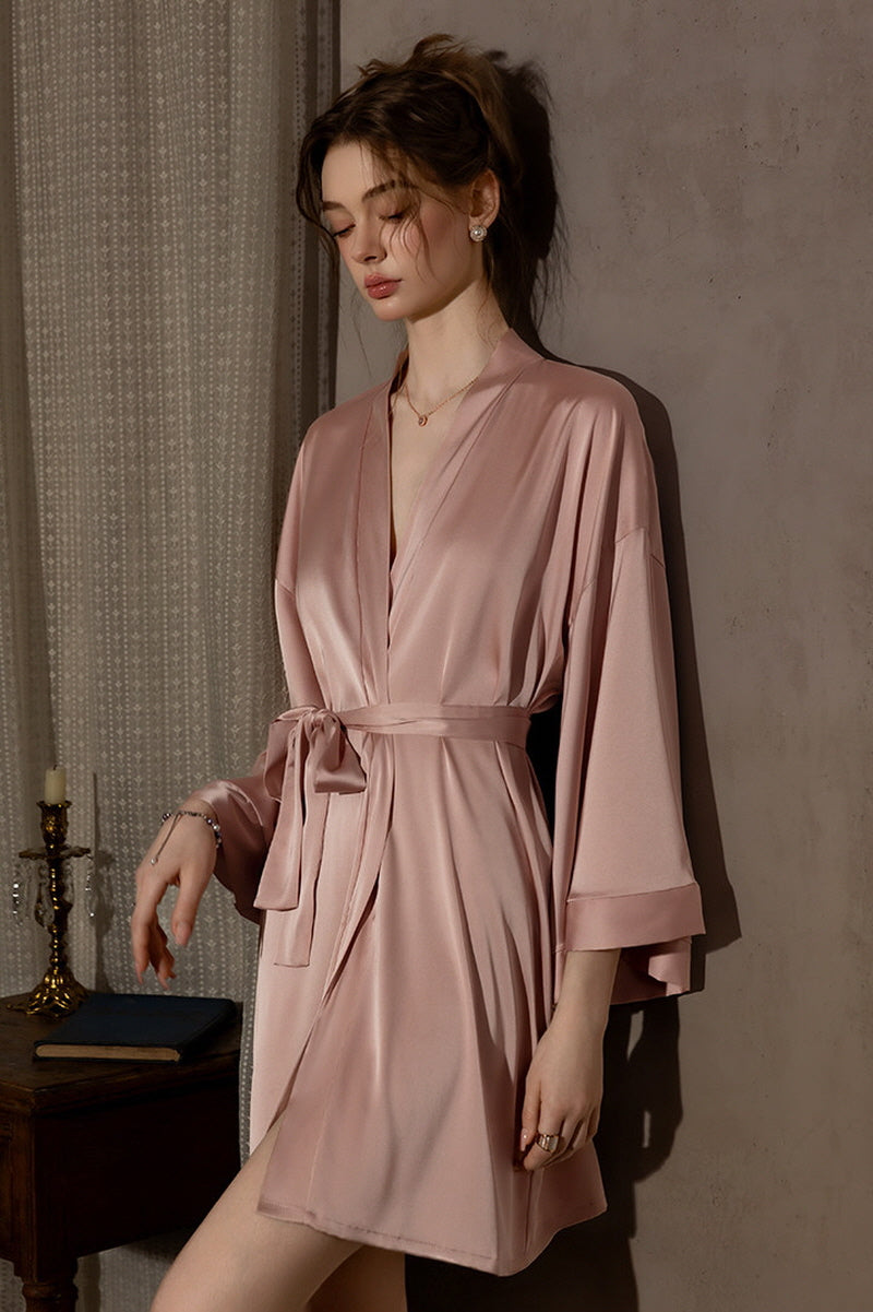 Essential Silk Satin Robe