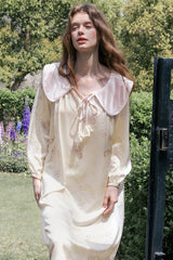 Cupid Silk Big Collar Sleep Dress