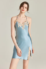 Regal Silk Slip & Robe Set