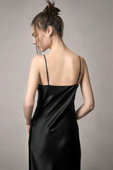 Midnight Essential Silk Slip Nightdress