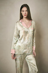 Secret Garden Silk Pajama Set