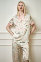 Secret Garden Silk Pajama Set