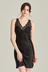 Petal Silk Slip Dress