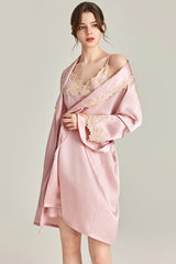 Regal Silk Slip & Robe Set