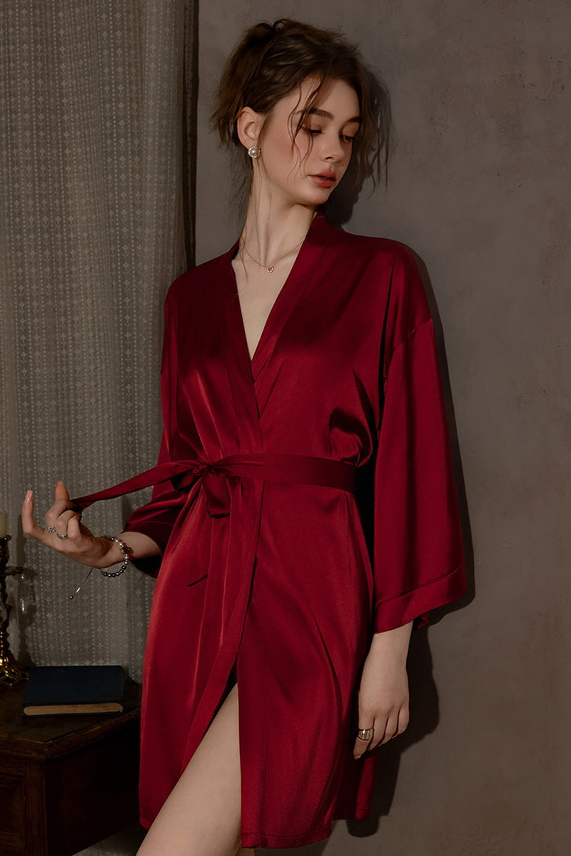 Essential Silk Satin Robe