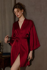 Essential Silk Satin Robe