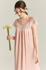 Pink Angelic Silk Loungewear