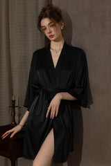 Essential Silk Satin Robe
