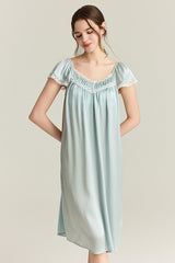 Blue Angelic Silk Loungewear