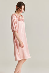 Frill Silk Nightdress