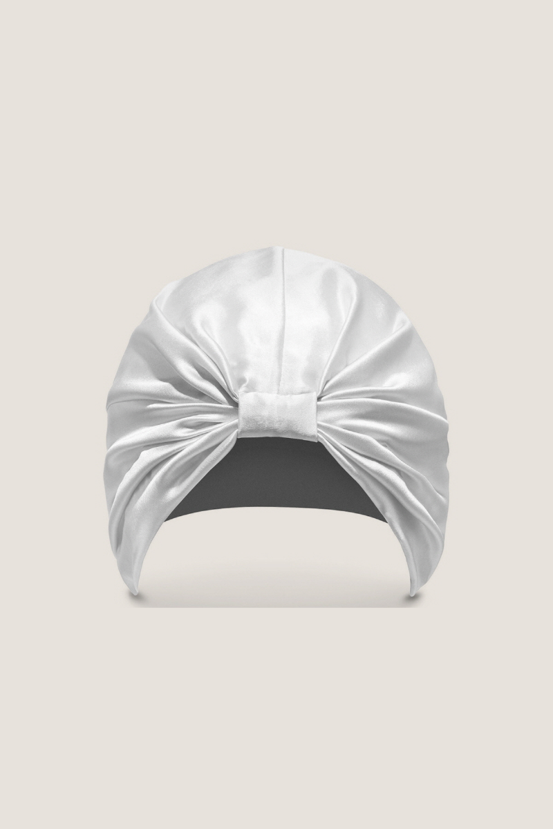 Romantic Ribbon Silk Sleep Bonnet