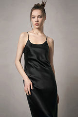 Midnight Essential Silk Slip Nightdress