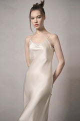 Midnight Essential Silk Slip Nightdress