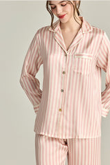 Striped Silk Pajama Set