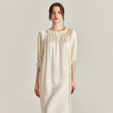 Frill Silk Nightdress
