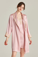 Regal Silk Slip & Robe Set
